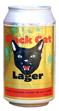 Philadelphia Brewing Co: Black Cat Lager can